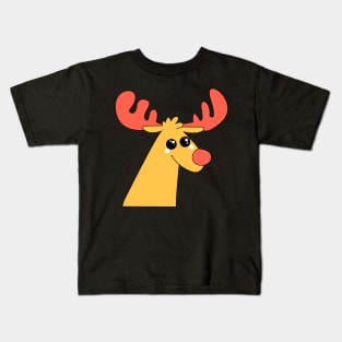 Christmas Moose Kids T-Shirt